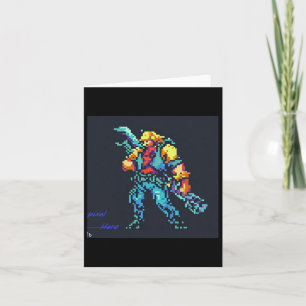 Held (Pixel-Art im Stil von Retro-Videospielen der Karte