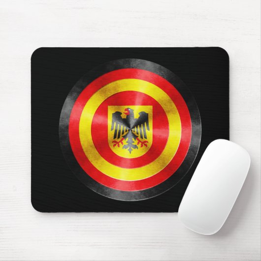 Held-Schild Kapitän-Deutschland Mousepad (Mit Mouse)