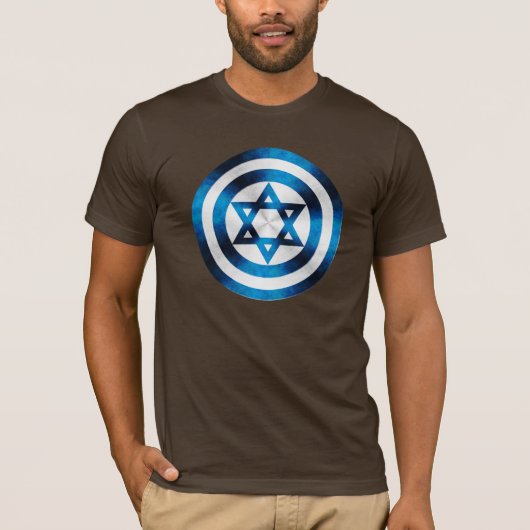 Held-Schild Kapitän-Israel T-Shirt (Vorderseite)