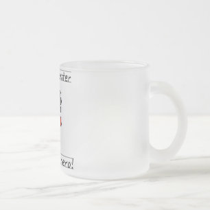 Held T-Shirts und Geschenke für große Schwester Mattglastasse