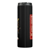 Held und selbstsicherer Bushi-Becher Thermosbecher (Rückseite)