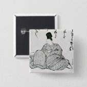 Held von einem Monogatari Button (Vorne & Hinten)