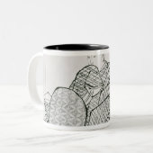 Held von einem Monogatari Zweifarbige Tasse (Vorderseite Links)