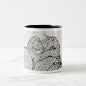 Held von einem Monogatari Zweifarbige Tasse (Mittel)