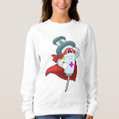 Helden als Krankenschwester mit Spritze Sweatshirt (Vorderseite)