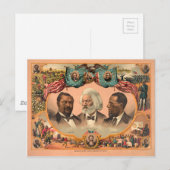 Helden der farbigen Rasse (1881) Postkarte (Vorne/Hinten)
