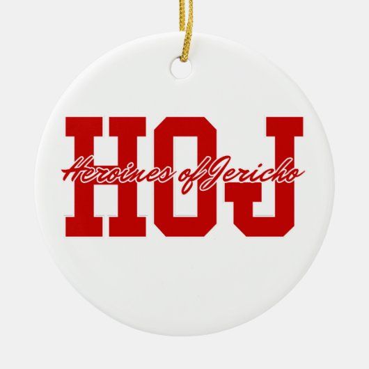 Helden der Keramik Jericho (HOJ) Keramik Ornament (Vorne)