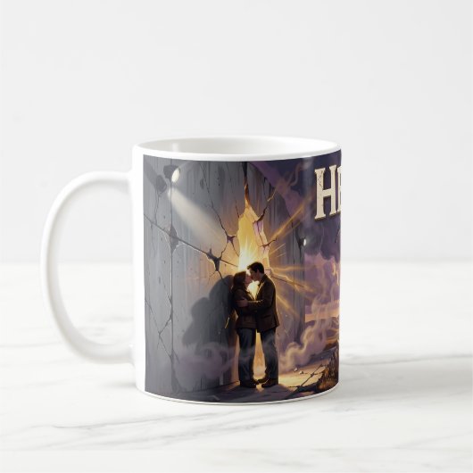 Helden-der-Liebe-und-des-Lichts-Tasse Kaffeetasse (Links)