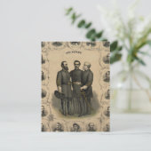Helden des Bürgerkriegs Postkarte (Stehend Vorderseite)