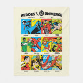 Helden des DC™ Universums Fleecedecke (Vorderseite)