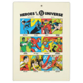 Helden des DC™ Universums Klemmbrett (Rückseite)