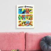 Helden des DC™ Universums Leinwanddruck (Insitu (Wohnzimmer))
