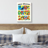 Helden des DC™ Universums Leinwanddruck (Insitu (Schlafzimmer))
