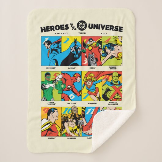 Helden des DC™ Universums Sherpadecke (Vorderseite)