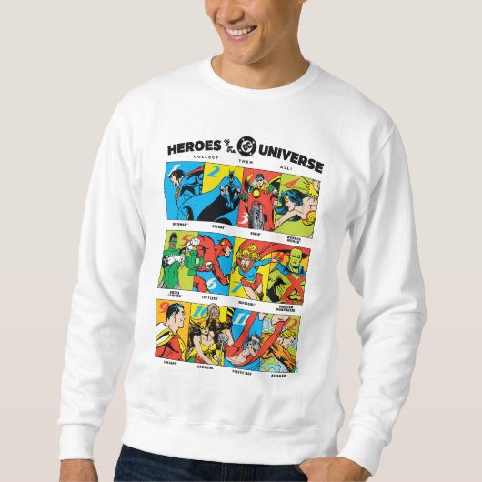 Helden des DC™ Universums Sweatshirt (Vorderseite)
