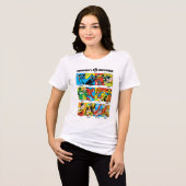 Helden des DC™ Universums Tri-Blend Shirt (Vorderseite voll)