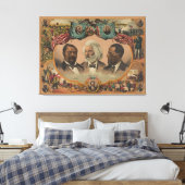 Helden des farbigen Rennens 1881 Frederick Douglas Leinwanddruck (Insitu (Schlafzimmer))