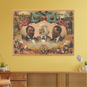 Helden des farbigen Rennens 1881 Frederick Douglas Leinwanddruck (Insitu (Wohnzimmer))