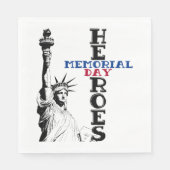 Helden des Gedenktages Serviette (Vorderseite)