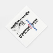 Helden des Gedenktages Serviette (Ecke)