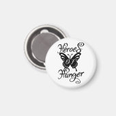 Helden des Hunger Round Magnet Butterfly (Vorderseite/Rückseite)