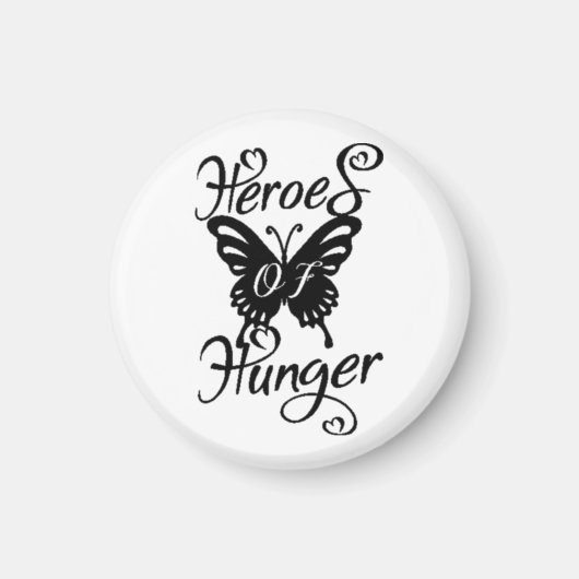 Helden des Hunger Round Magnet Butterfly (Vorne)
