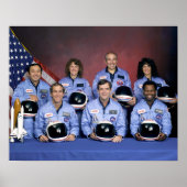 Helden des Space Shuttle Challenger Desaster Poster (Vorne)