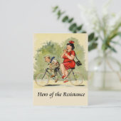 Helden des Widerstands Postkarte (Stehend Vorderseite)