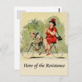 Helden des Widerstands Postkarte (Vorne/Hinten)