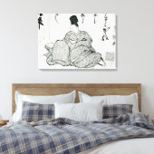 Helden eines Monogatari Leinwanddruck (Insitu (Schlafzimmer))