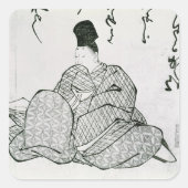 Helden eines Monogatari Quadratischer Aufkleber (Vorderseite)