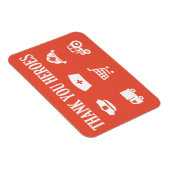 Helden | Frontliner | Vielen Dank Magnet (Rechte Seite)