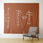 Helden für immer Hochzeit Foto Prop Hintergrund Wandteppich (Beispiel (Horizontal))