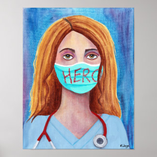 Helden im Gesundheitswesen - Krankenschwestern, Är Poster