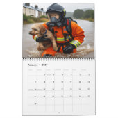 Helden in Aktion: Feuerwehrmann 20XX Kalender (Feb 2027)
