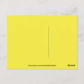 Helden laufen zu Gefahr Inspiration Postkarte (Rückseite)