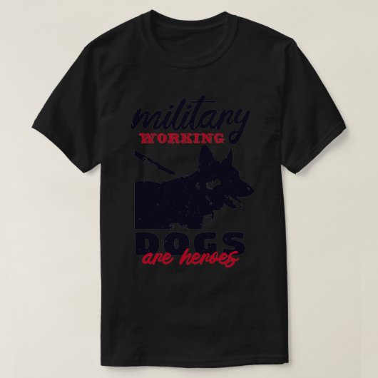 Helden sind deutsche Schäferhunde T-Shirt (Design vorne)