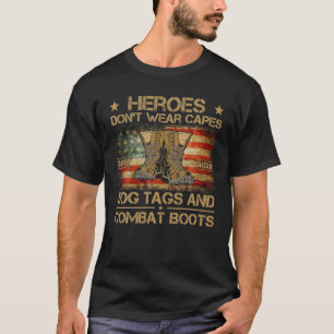 Helden tragen keine Kapen, die sie Hundesags trage T-Shirt