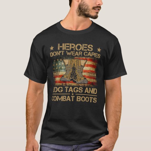 Helden tragen keine Kapen, die sie Hundesags trage T-Shirt (Vorderseite)