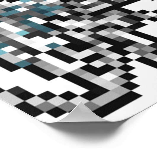 Helden von Might und Magic Dragon Retro Pixel DOS Poster (Ecke)