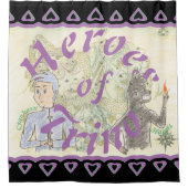 Helden von Trino (ft. Cyankazu & Magus) Duschvorhang (Vorderseite)