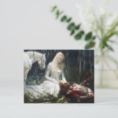 Heldenepos von Nibelung hoard. Siegfried wurde get Postkarte (Stehend Vorderseite)