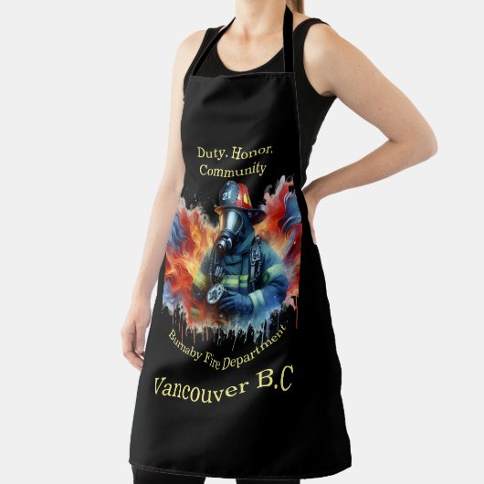 Heldenfeuer inmitten heller Flammen Schürze (InSitu)