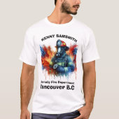 Heldenfeuer inmitten heller Flammen T-Shirt (Vorderseite)