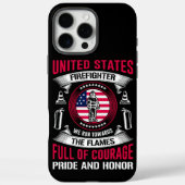 Heldengeist eines Feuerwehrmanns Case-Mate iPhone Hülle (Rückseite)