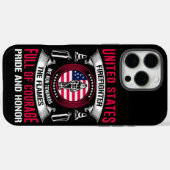 Heldengeist eines Feuerwehrmanns Case-Mate iPhone Hülle (Rückseite (Horizontal))