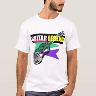 Heldengitarren-Legende Retro-Vintage-Illustrations T-Shirt