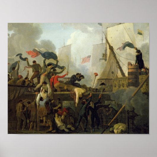 Heldenhaftigkeit der Crew "Le Vengeur du Peuple" Poster (Vorne)