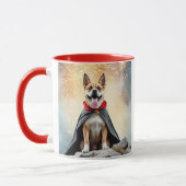 Heldenhund unter dem Feuerwerk. Tasse (Links)