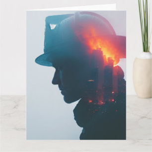 Heldenpark: Feuerwehrmann Danke & Wertschätzung Karte